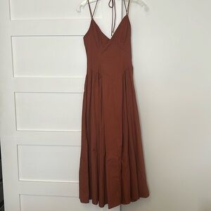 Abercrombie drop waist midi dress